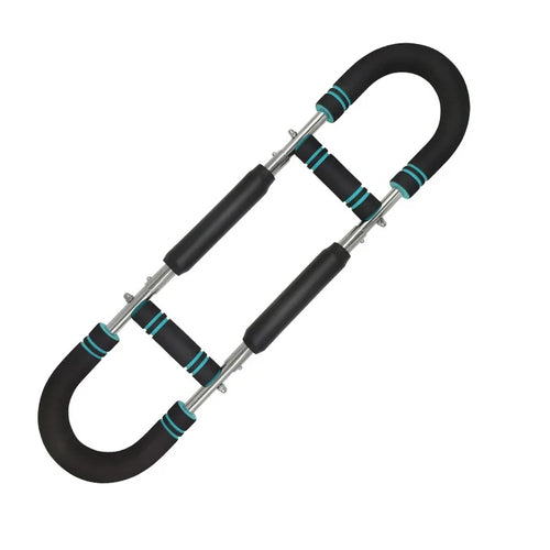 Adjustable U-Shaped Arm Exerciser with Foam Handle Spring Workout Bar Forearm Triceps Chest Expander Portable Fitness Equipment